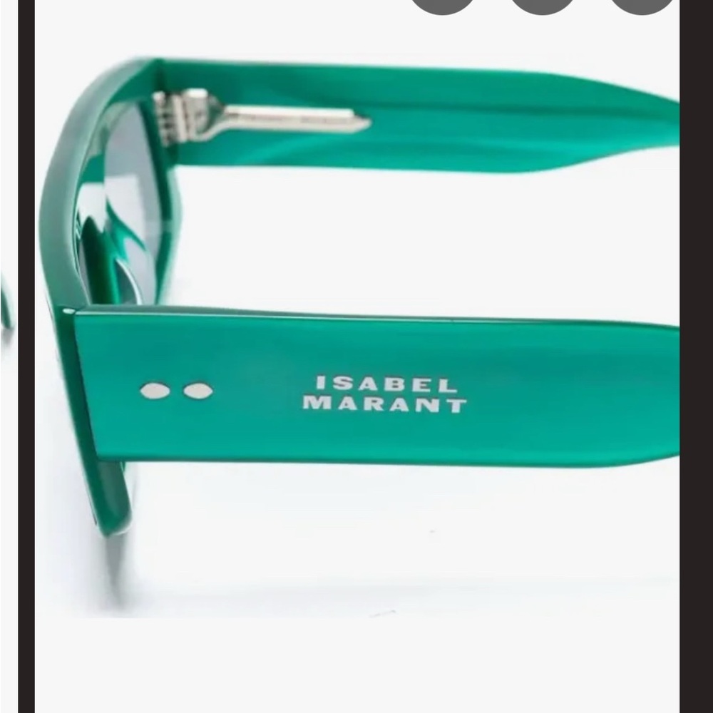 Isabel Marant Green Flat Top Sunglasses - Picture 4 of 4
